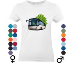 Tričko "Iveco" s potlačou legendárneho autobusu, ideálne pre fanúšikov dopravy a klasických vozidiel.