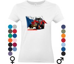 Tričko "Zetor Crystal 8045" s potlačou ikonického československého traktora, ktorý sa stal legendou poľnohospodárskej techniky.