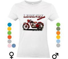 Tričko "Jawa Perák" s potlačou ikonickej motorky, ktorá sa preslávila svojou spoľahlivosťou a výkonom.