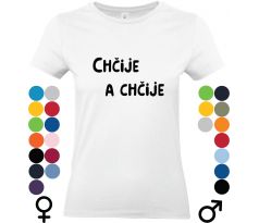 Tričko "Chčije a chčije" – skvelý kúsok pre fanúšikov známej scény zo seriálu.