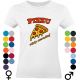 Tričko „Pizzu nikdy nezradím“ – vtipný dizajn pre milovníkov pizze.